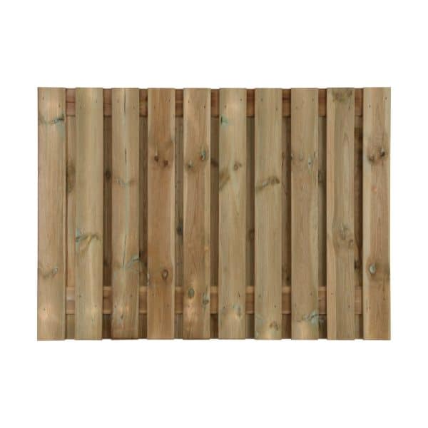 Grenen houten - schermen 21 planks 180 x 130 cm - recht